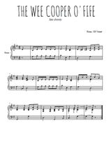 Téléchargez l'arrangement pour piano de la partition de The Wee Cooper O'Fife en PDF